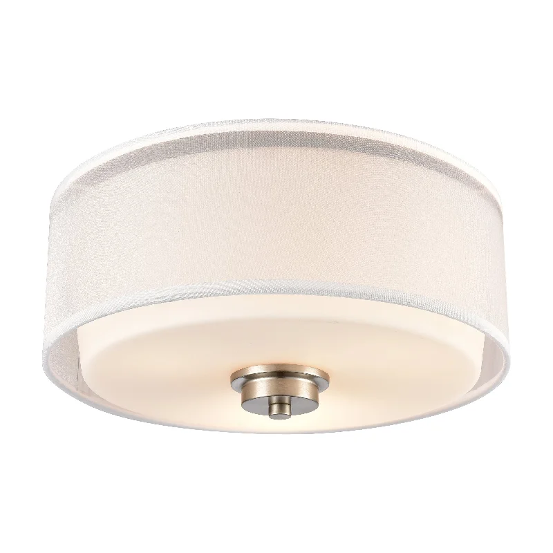 Track lighting for modernizing traditional interiorsMarket Square 13" Wide 3-Light Flush Mount