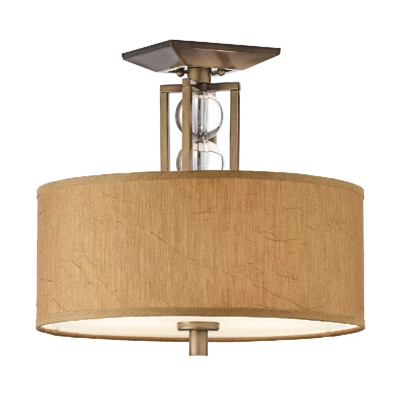 Track lighting with swivel heads for precise aimingCelestial 3L Semi Flush Ceiling Light - Cambridge Bronze Finish Track lighting with swivel heads for precise aimingCelestial 3L Semi Flush Ceiling Light - Cambridge Bronze Finish
