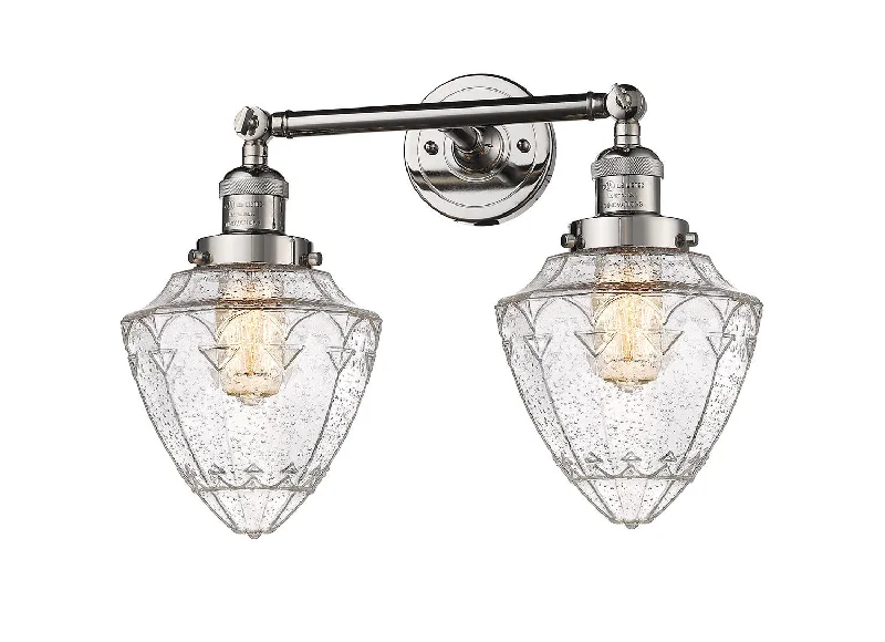 Industrial Pendant Lighting for Machine ShopsFranklin Restoration Two Light Bath Vanity