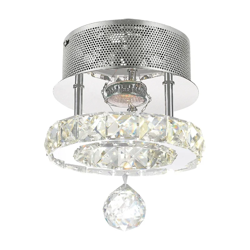 White track lighting for a clean lookRing Flush Mount