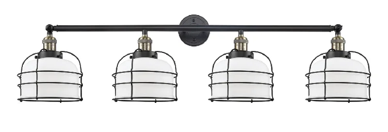 Waterproof Industrial Lighting for Wet AreasFranklin Restoration Four Light Bath Vanity