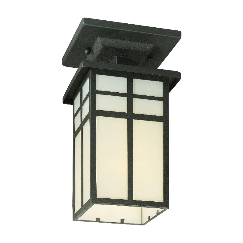 Track lighting with a chunky, bold designMission 5.5" Wide 1-Light Outdoor Flush Mount