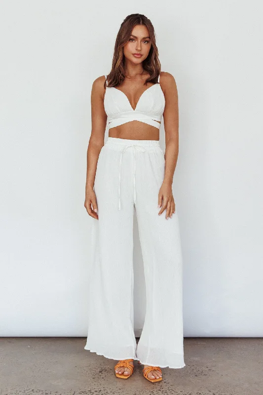 Cove Elasticated Pants Ivory