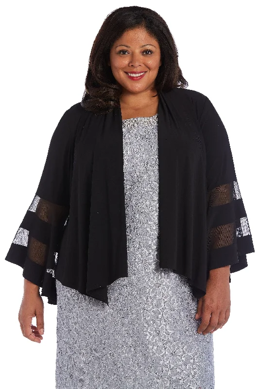 R&M Richards 5268W Plus Size Open Jacket