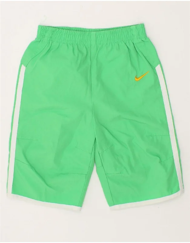 NIKE Baby Boys Graphic Sport Shorts 18-24 Months Green Polyester