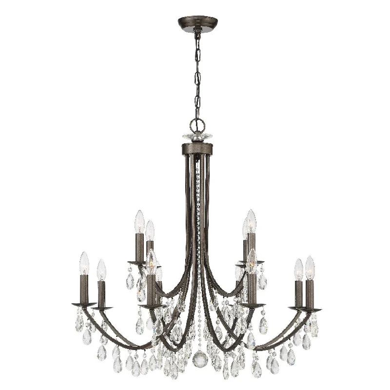 LED Chandeliers for Energy - Efficient LightingLED Chandeliers for Energy - Efficient LightingBridgehampton 12 Light Spectra Crystal Vibrant Bronze Chandelier LED Chandeliers for Energy - Efficient LightingLED Chandeliers for Energy - Efficient LightingBridgehampton 12 Light Spectra Crystal Vibrant Bronze Chandelier