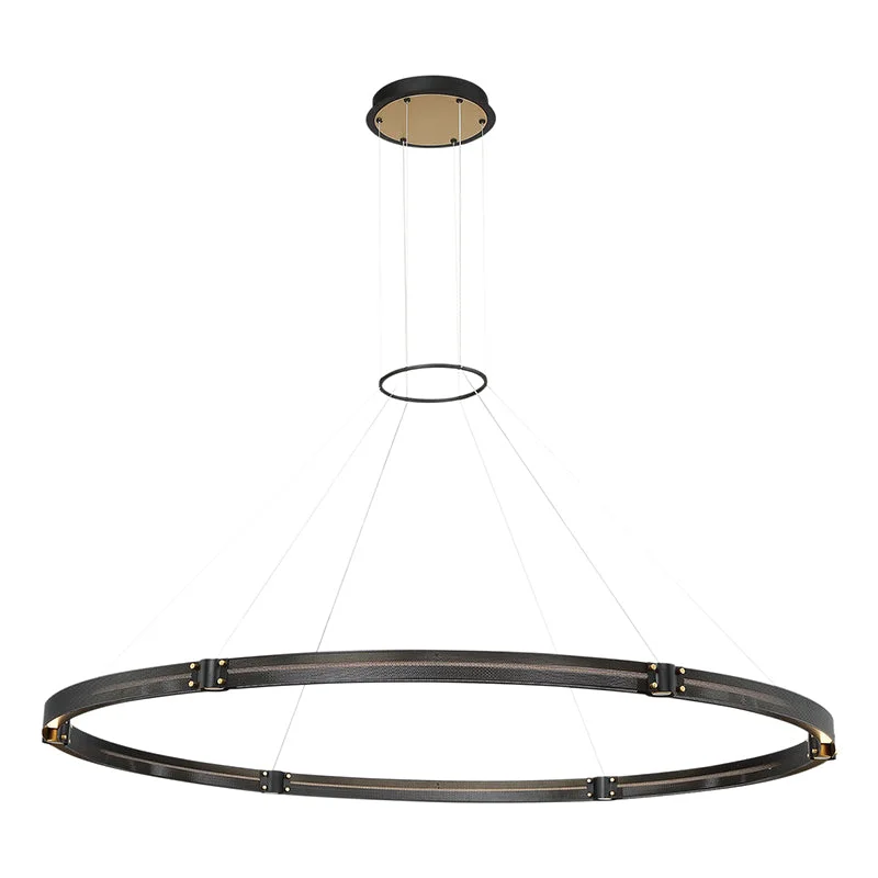 Chandeliers with Candle - Style Bulbs for a Classic AestheticChandeliers with Candle - Style Bulbs for a Classic AestheticEurofase 37055 Admiral 62" LED Round Chandelier