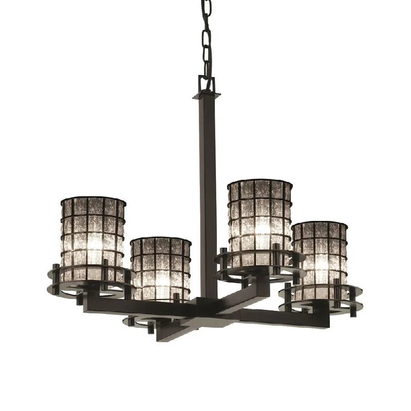 Traditional Brass Chandeliers for Classic InteriorsTraditional Brass Chandeliers for Classic InteriorsJustice Design Circa 4-light Chandelier, Matte Black