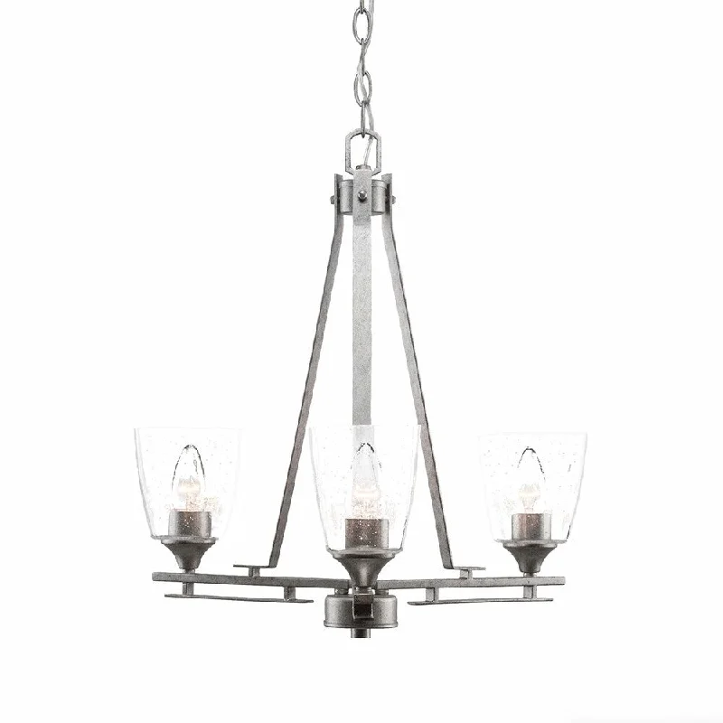 Chandeliers with Pendant Lights for a Stylish LookChandeliers with Pendant Lights for a Stylish LookUptowne 3 Light Chandelier Shown In Aged Silver Finish With 4.5" Clear Bubble Glass - aged silver Chandeliers with Pendant Lights for a Stylish LookChandeliers with Pendant Lights for a Stylish LookUptowne 3 Light Chandelier Shown In Aged Silver Finish With 4.5" Clear Bubble Glass - aged silver