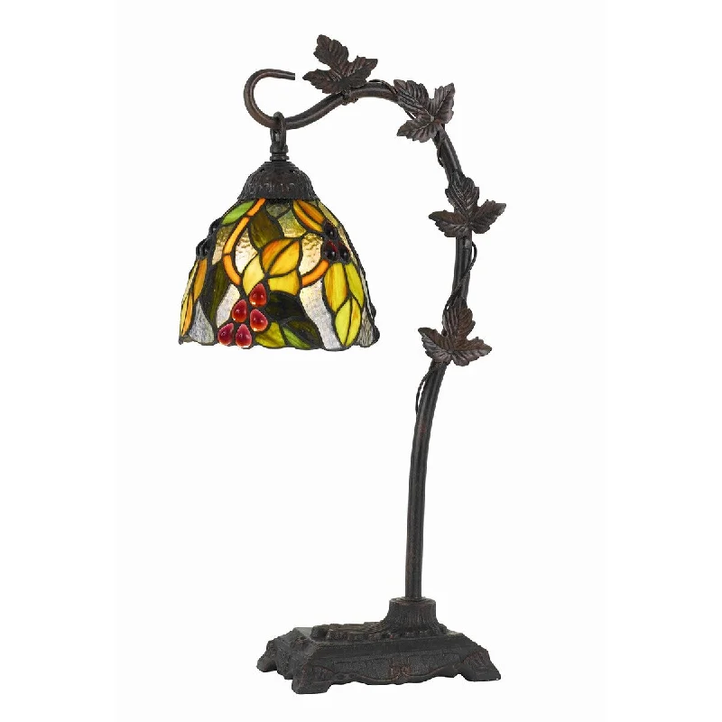 rustic farmhouse table lamps for cozy kitchensrustic farmhouse table lamps for cozy kitchensHand Painted Table Lamp with Intricate Leaf Design Arched Base, Multicolor