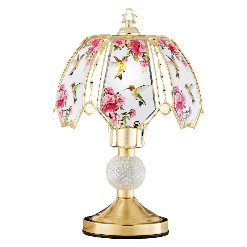 leather table lamps with a distressed texture for a rugged charmleather table lamps with a distressed texture for a rugged charmHummingbird Blossom Glass Shade Touch Base Table Lamp - 11.000 x 10.500 x 7.100